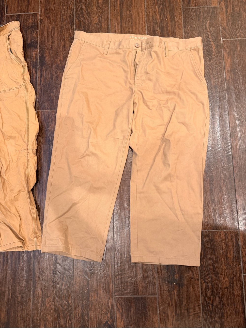 Sonoma Life + Style Cotton Pants | 38x29 | Beige Khaki